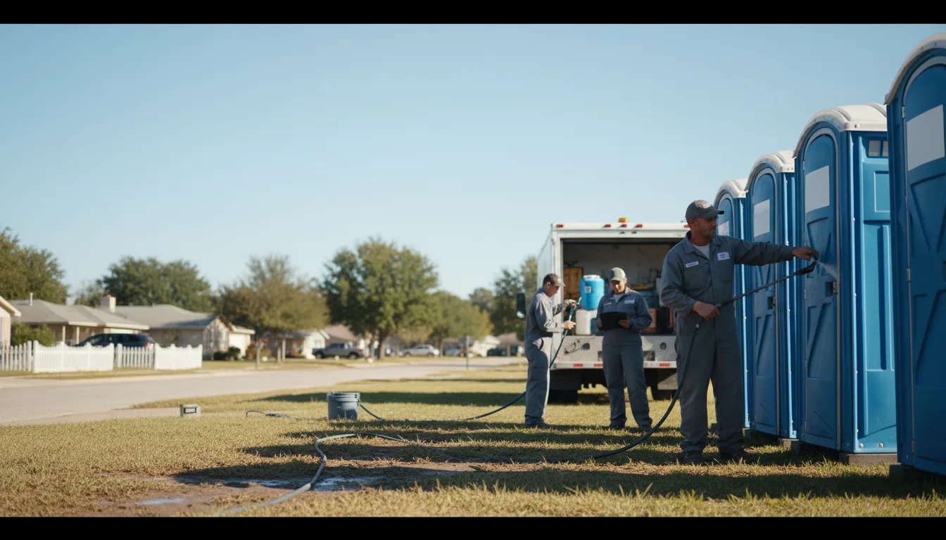 Long-Term Portable Toilet Rental in Forkland, AL near me